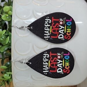 LAST DAY OF SCHOOL DROP EARRINGS